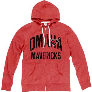 BLUE 84 OMAHA BULL LOGO MAVERICKS FULL ZIP JACKET